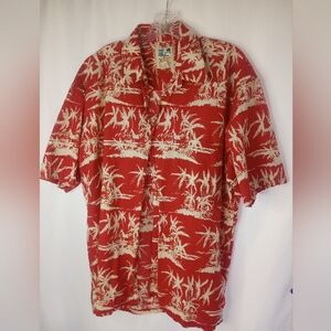 *John Severson Collection Hawaiian Button Down Shirt By Kahala Size L